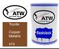 Preview: Toyota, Copper Metallic, 474: 500ml Lackdose, von ATW Autoteile West.